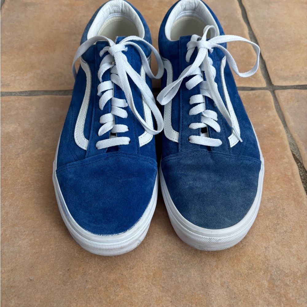 Vans Blue and White Men's Sneakers